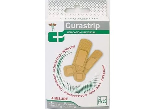 Curastrip Medicazioni Universali cerotti 4 misure 20 pezzi
