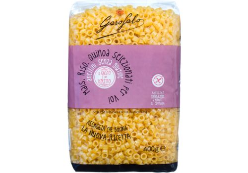 Garofalo senza glutine anellini con mais riso integrale e quinoa 400 grammi