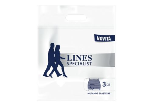 Lines Specialist mutandina elastica per incontinenza misura s 3 pezzi