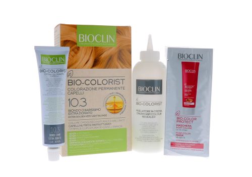 Bioclin Bio-Colorist colorazione permanente per capelli biondo chiarissimo extra dorato 10.3