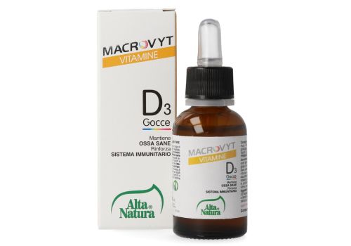 Macrovyt vitamina d3 gocce integratore per ossa sane 30ml