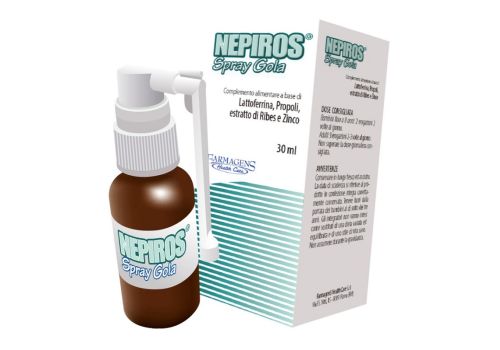 Nepiros integratore per il mal di gola spray orale 30ml