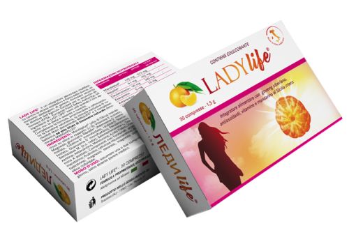 Ladylife integratore per la dona ad azione tonica 30 compresse masticabili