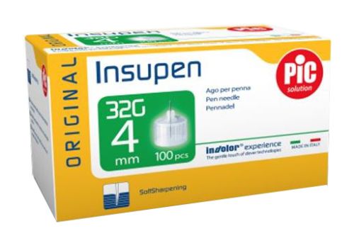 Pic Insupen original ago g325 x 4mm per penna insulinica 100 pezzi