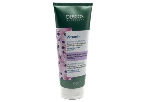 Vichy Dercos Nutrients Balsamo Vitamin Capelli Voluminosi 200 ml 