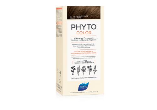 Phyto Phytocolor 6.3 Biondo Scuro Dorato Colorazione Permanente Per Capelli 