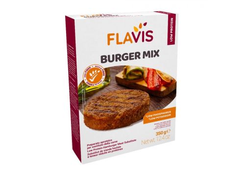 Flavis Burger Mix preparato vegetariano aproteico 350 grammi