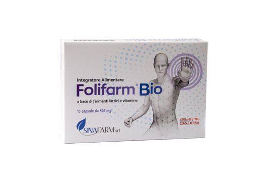 Folifarm Bio integratore di fermenti lattici 15 capsule