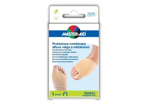 Master Aid Foot Care protezione combinata alluce valgo e metatarso taglia s