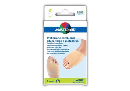 Master Aid Foot Care protezione combinata alluce valgo e metatarso taglia l