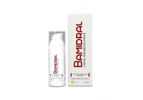Bamidral crema seboregolatrice e opacizzante per pelli acneiche e grasse 50ml