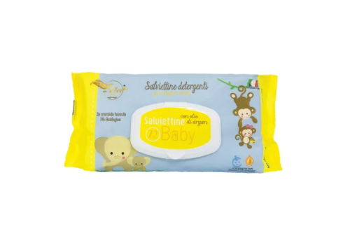 Ala salviettinine baby argan per mani viso e cambio 72 pezzi