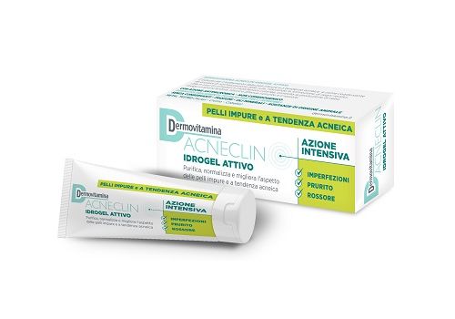 Dermovitamina Acnelin idrogel attivo purificante per pelli impure a tendenza acneica 40ml