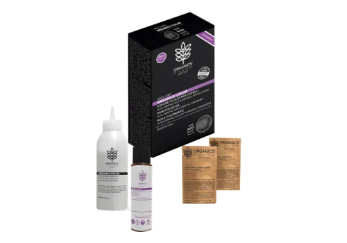 Organics Cosmetics colorore in olio per capelli 1/1 nero blu