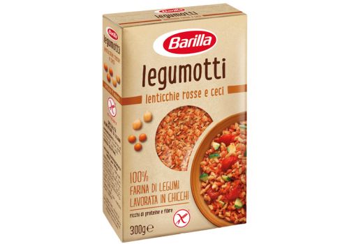Barilla senza glutine legumotti lenticchie rosse e ceci 300 grammi