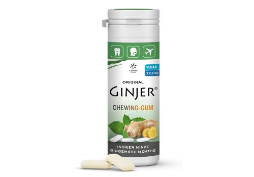 Lemon Pharma Original Ginger chewing-gum gusto ginger e menta 30 grammi
