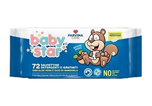 Babystar salviette detergenti 72 pezzi
