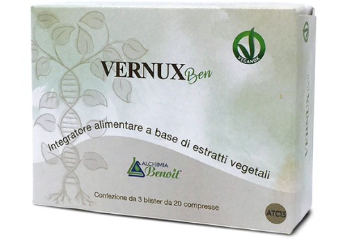 Vernux Ben integratore per la regolarità intestinale 60 compresse