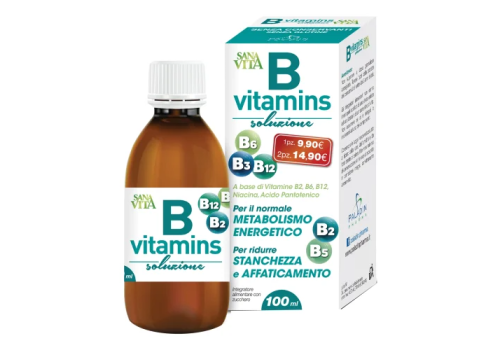 Sanavita B Vitamins Sol integratore multivitaminico soluzione orale 100ml