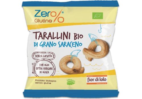Fiori di Loto Zer% glutine tarallini bio di grano saraceno 30 grammi