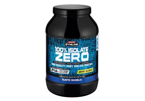 Gymline 100% Whey Iso Zero Vaniglia integratore di proteine per l'attività sportiva polbere orale 900 grammi