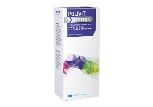 Polivit Matrix integratore di vitamine e minerali soluzione orale 140ml