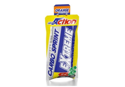 Proaction Carbo Sprint extreme arancia integratore per l'attività sportiva 27ml