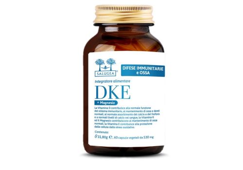 DKE + Magnesio integratore per difese immunitarie e ossa 60 capsule