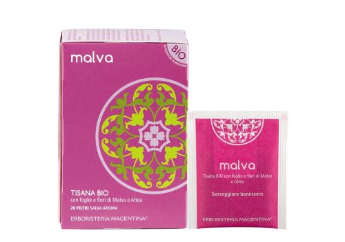 Tisana malva bio infuso per il benessere intestinale 20 filtri