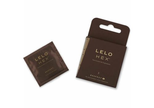 Hex preservativi respect lattice naturale XL 3 pezzi