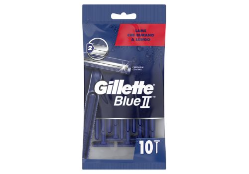 Gillette blue II standard lamette da barba 10 pezzi