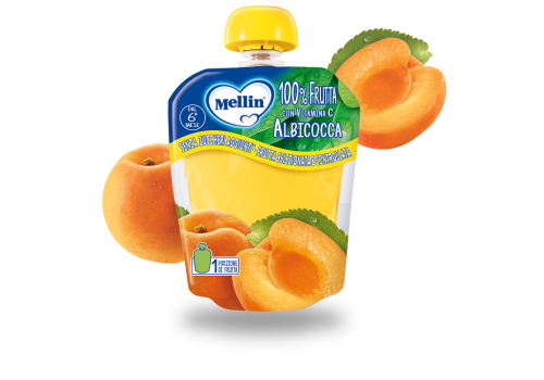 Mellin merenda alla frutta con albicocca 90 grammi  