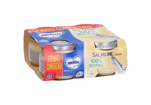 Mellin salmone omogeneizzato 4 x 80 grammi