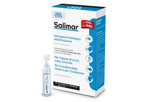 Sanavita soluzione fisiologica per igiene nasale 30 fiale