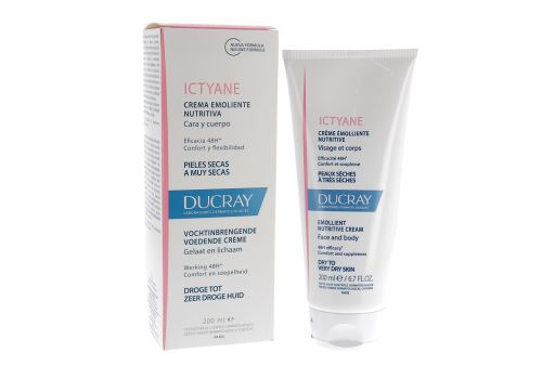 DUCRAY ICTYANE CREMA EMOLLIENTE NUTRITIVA 200ML