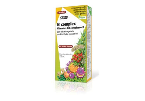 B Complex integratore di vitamine contro stanchezza e affaticamento soluzione orale 250ml
