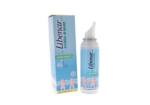 Libenar acqua di mare isotonica igiene nasale con punta morbida spray 100ml