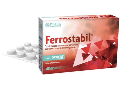 Ferrostabil integratore di ferro vitamina c acido folico 30 compresse
