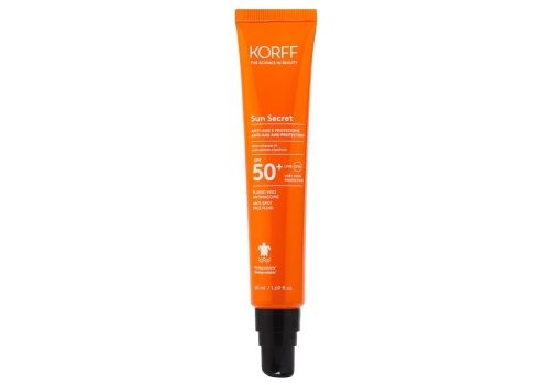 KORFF SUN SECRET FLUIDO VISO ANTIMACCHIE ANTI-AGE SPF50+ 50ML