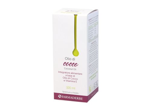 Olio di cocco integratore per il benessere della pelle 100ml