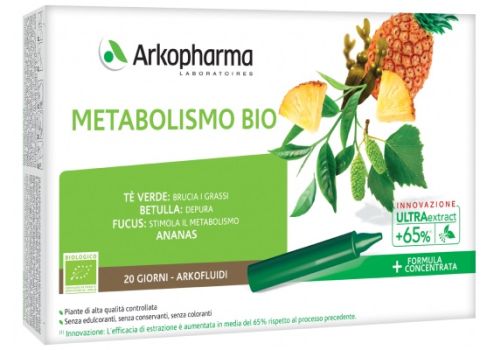 Metabolismo Bio integratore per il controllo del peso corporeo 20 flaconcini arkofluidi