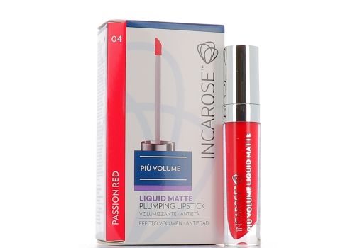 INCAROSE PIU' VOLUME LIQUID MATTE PASSION RED 04 4ML