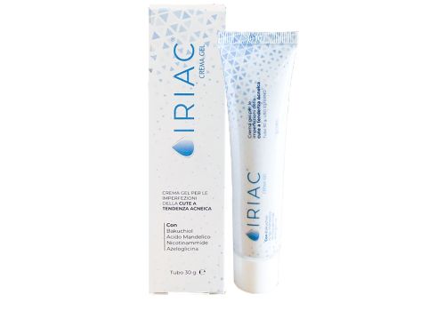 Iriac crema gel mirata per le imperfezioni della pelle acneica 30 grammi