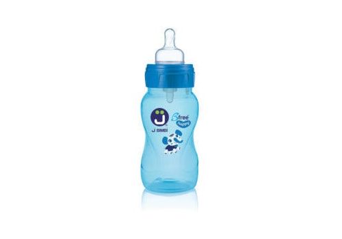 J Bimbi Bfree 0m+ biberon blu 260ml