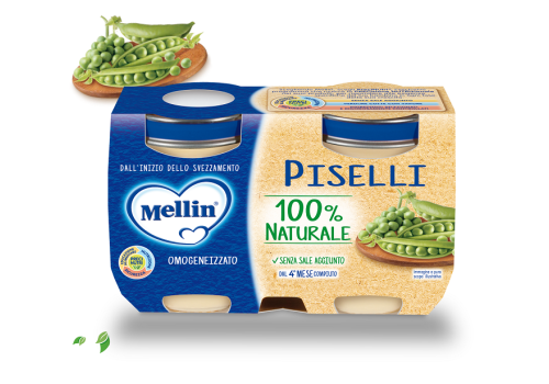 MELLIN OMOG PISELLI 2X125G