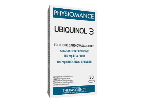 Physiomance Ubiquinol?3 integratore per l'equilibrio cardiovascolare 30?perle