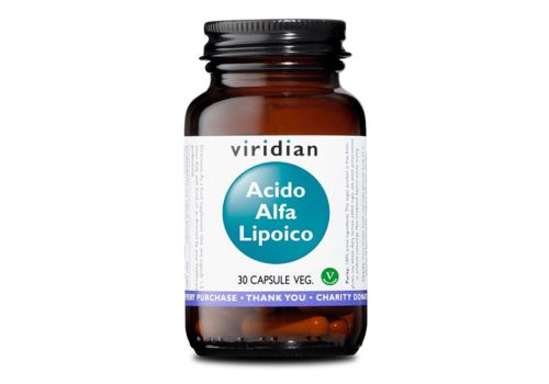 Viridian Acido Alfa Lipoico integratore per la protezione dallo stress ossidativo 30 capsule