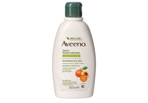 AVEENO DAILY MOISTURISING BAGNO DOCCIA ALLO YOGURT ALBICOCCA E MIELE 300ML