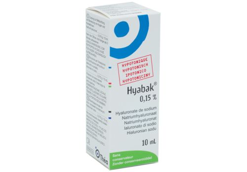 Hyabak soluzione oftalmica idratante e lubrificante 10ml