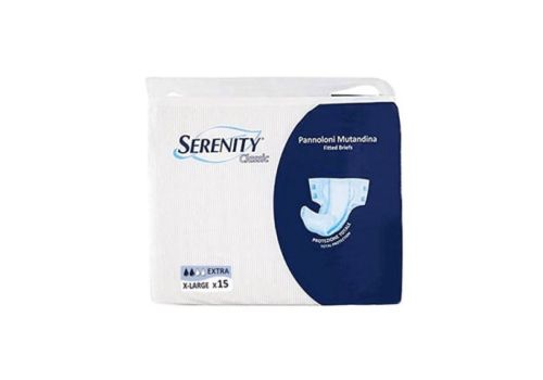 Serenity Pannoloni mutandina classic extra taglia XL 15 pezzi